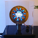 Iron Man Arc Reactor Remote Light Arc MK1 Iron Man DIY Parts Model Assembled Core With Stand (With English manual)