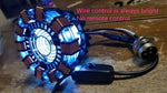 Iron Man Arc Reactor Remote Light Arc MK1 Iron Man DIY Parts Model Assembled With Core Display Stand