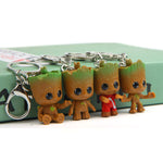 Strongwell Baby Groot Keys Chain Tree Man Model Marvel Guardians Groot