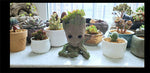 The Avengers Action Figures Guardians Galaxy Flower pot Baby Flowers pot Grooting Toy Figures Garden Flower Planter Pot For Kids